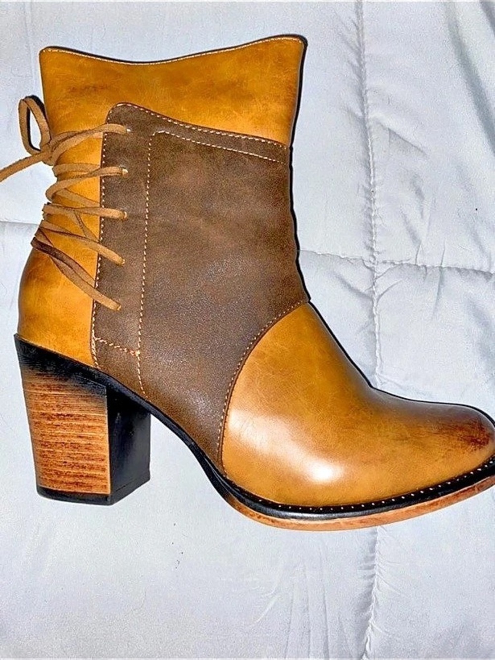 Pierre Dumas Ravenna Brown Heeled Ankle Boots